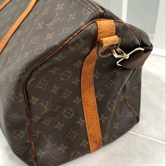 π€ Louis Vuitton Brown Monogram Keepall Duffel Bag Pre-owned - Picture 7 of 15